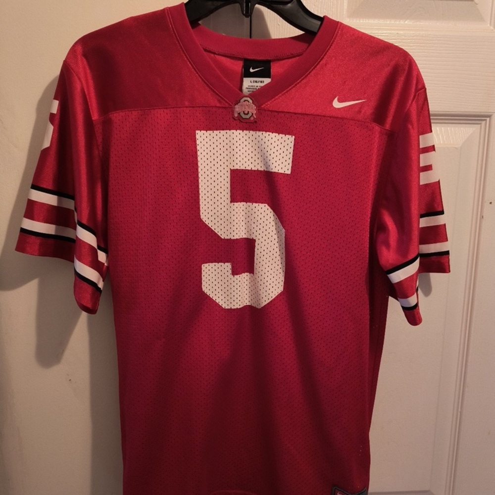 Nike Ohio State Red #5 Kids Football Jersey